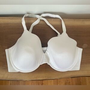 Bail women’s white underwire crossback bra lacy back size 40DD